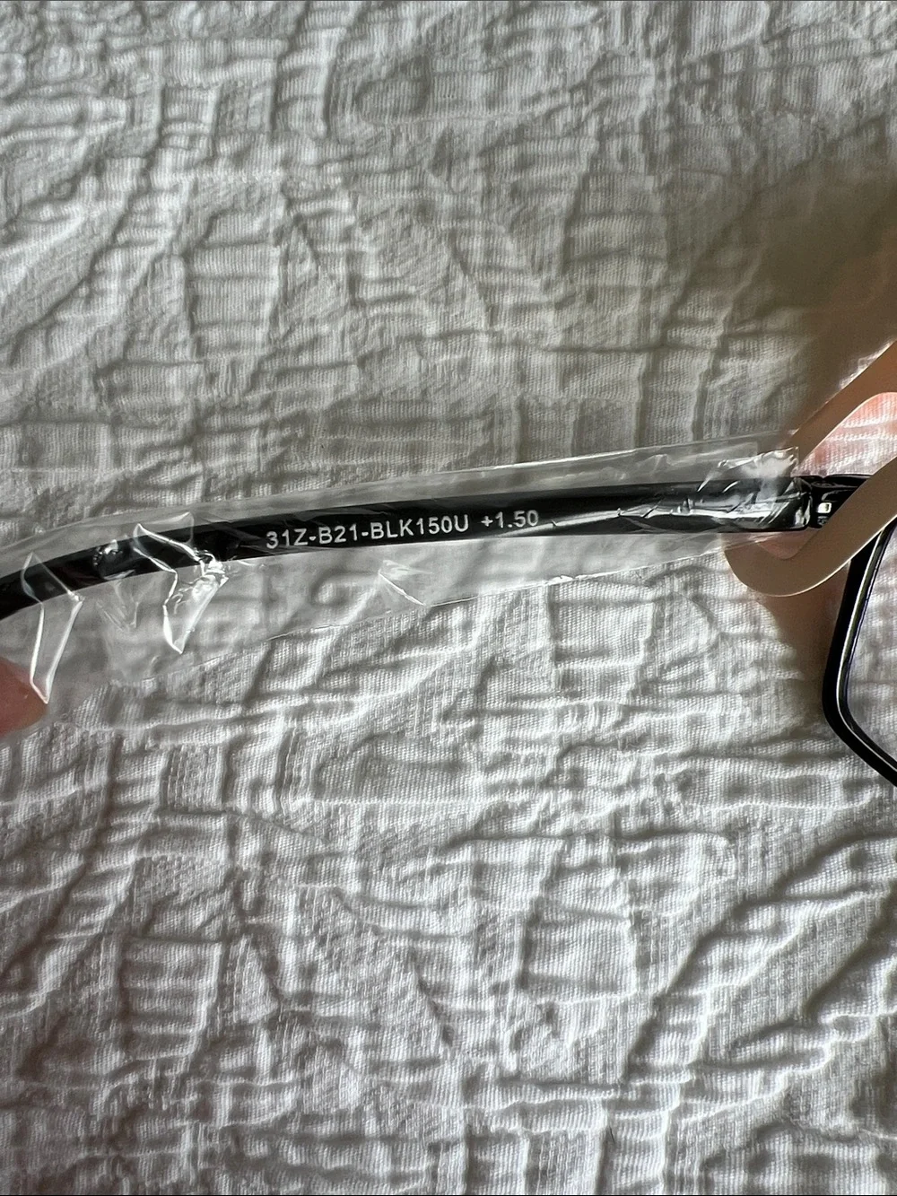 Zippo Black +1.50 Reading Glasses Unisex